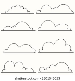 Silhouette of bushes in black and white. Vector illustration