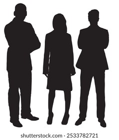 silhouette of business people businessperson