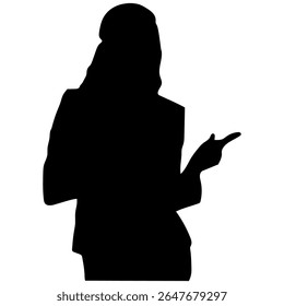 Silhouette of a Business Person Black Vector Outline for Graphic Design, Icons, Pictograms Minimalist Male Figure Illustration for Web, UI, Branding, Print, and Marketing Use
