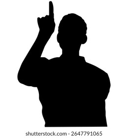 Silhouette of a Business Person Black Vector Outline for Graphic Design, Icons, Pictograms Minimalist Male Figure Illustration for Web, UI, Branding, Print, and Marketing Use