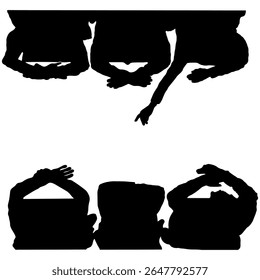 Silhueta de um homem de negócios Black Vetor Outline para design gráfico, ícones, pictogramas minimalista figura masculina Ilustração para uso de Web, UI, Branding, impressão e marketing