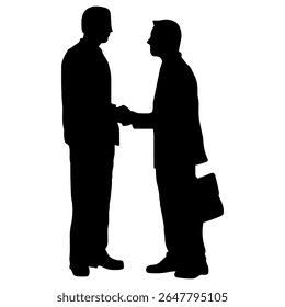 Silhueta de um homem de negócios Black Vetor Outline para design gráfico, ícones, pictogramas minimalista figura masculina Ilustração para uso de Web, UI, Branding, impressão e marketing