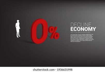 Silhouette of businessman standing with fishing hook with email icon. Concept of scam mail and phishing.