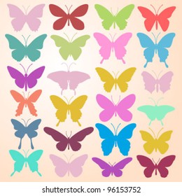 Silhouette Butterfly Collection