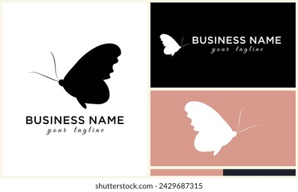 plantilla de logotipo de vector de mariposa