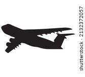 silhouette of a C-5 Galaxy