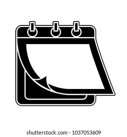 silhouette calendar date information to organizer event