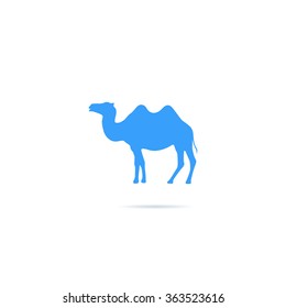 Silhouette camel.