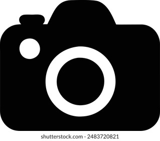 silhouette camera icon vector design