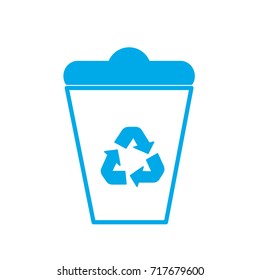 silhouette can recycle to environment care