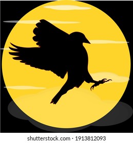 Silhouette of the canary birds .
the bird known as kenari.