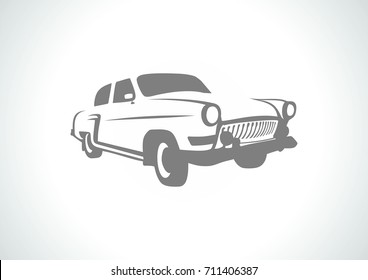 silhouette of the car