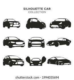 Silhouette car collection vector design 