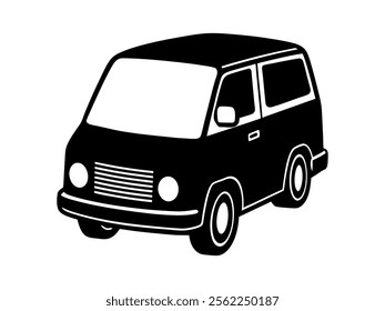silhouette of car vector illustration