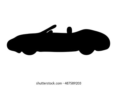 silhouette car vector symbol icon design. Beautiful illustration isolated on white background