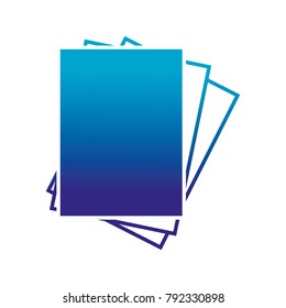 silhouette cardboards object school education design