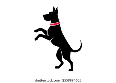 silhouette, cartoon, doggy, drawing, dogs, illustration, animal, puppy, black, 