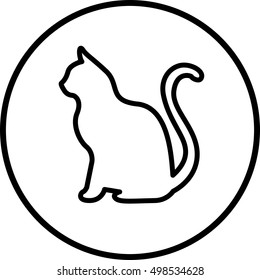 Silhouette of cat