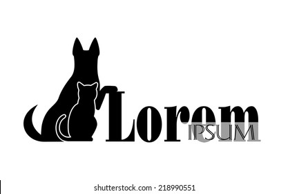 犬 猫 シルエット のイラスト素材 画像 ベクター画像 Shutterstock