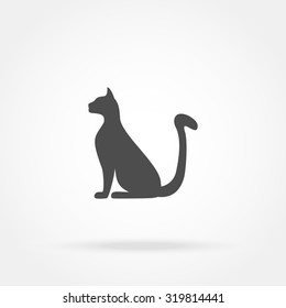 silhouette of a cat icon