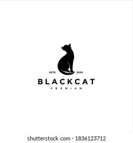 Silhouette of Cat Jaguar Leopard Puma Lion Panther Cheetah Tiger Logo Design