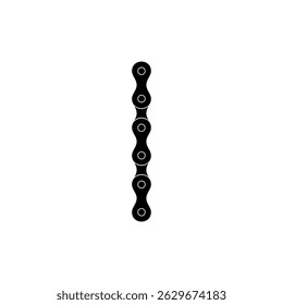 Silhueta da Cadeia para Motocicleta, Bicicleta ou Bicicleta, Máquinas, para Ilustração de Arte, Tipo de Logotipo, Pictograma, Site ou Elemento de Design Gráfico. Ilustração de vetor  