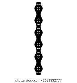 Silhueta da Cadeia para Motocicleta, Bicicleta ou Bicicleta, Máquinas, para Ilustração de Arte, Tipo de Logotipo, Pictograma, Site ou Elemento de Design Gráfico. Ilustração de vetor  