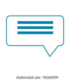 silhouette chat bubble communication notes message