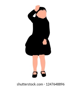  silhouette of a child