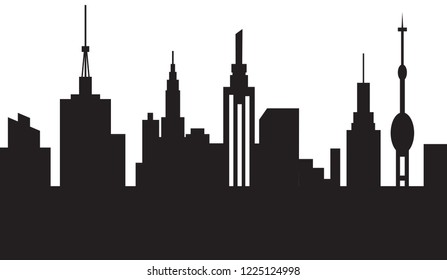Silhouette of the city