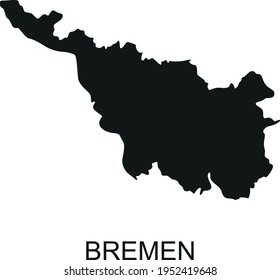 The silhouette of the city Bremen