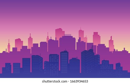 シルエット 街並み のイラスト素材 画像 ベクター画像 Shutterstock