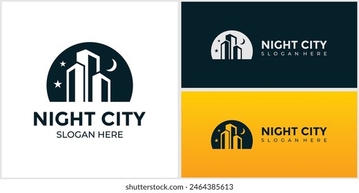 silhouette of City Scene Illustration of Buildings and City