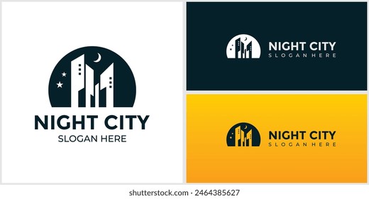 silhouette of City Scene Illustration of Buildings and City