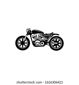 Silhouette classic Choppers Motor Cycle Logo 