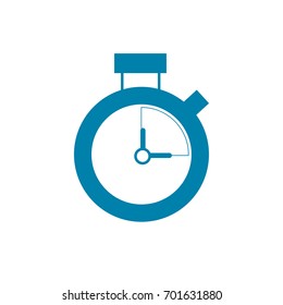 silhouette clock alarm to know the hour time