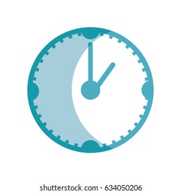 silhouette clock to know the time of day