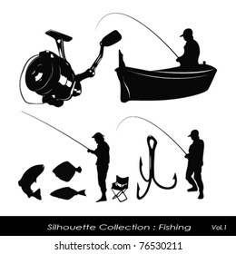 Silhouette Collection : Fishing