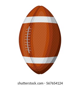 silhouette color with football ball with middle shadow