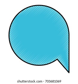 silhouette of colored pencils of speech bubble icon vector illustration