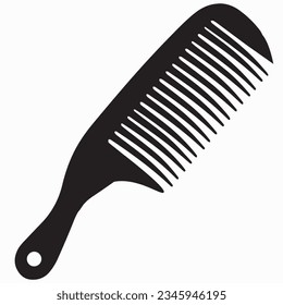 Ilustración vectorial de comb. de silueta 