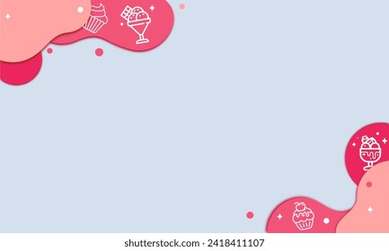 silhouette of coral reef with fish and divers on blue sea background underwater vector illustration