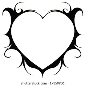 Silhouette corazone illustration