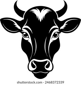 silhouette of a cow farm animal