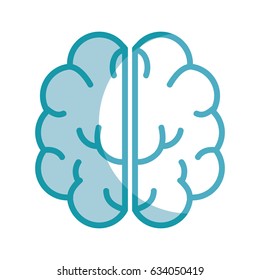 silhouette creative brain and mental healthy