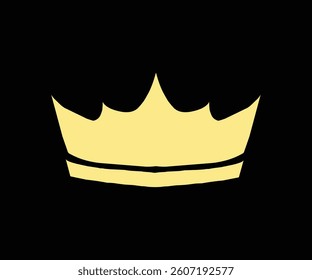 silhouette of crown icon symbol