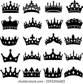 Silhouette Crown Royalty Set Bundle