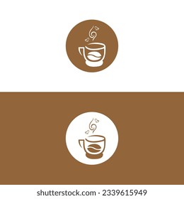 silhouette of cup coffee lover,Coffee cup and heart shapes,coffe logo,coffe icon,Coffee cup logo,hot coffe logo.