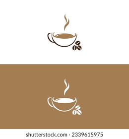 silhouette of cup coffee lover,Coffee cup and heart shapes,coffe logo,coffe icon,Coffee cup logo,hot coffe logo.