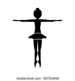 silhouette dancer fifth position entrechat